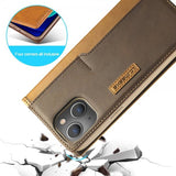 Lc.Imeeke iPhone 14 Plus Cover Kortlomme Udvendig Brun