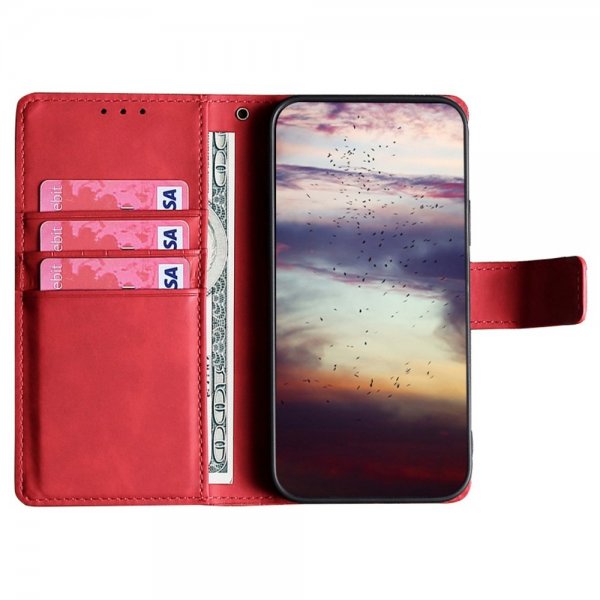 iPhone 14 Plus Cover Krokodillemønster Rød