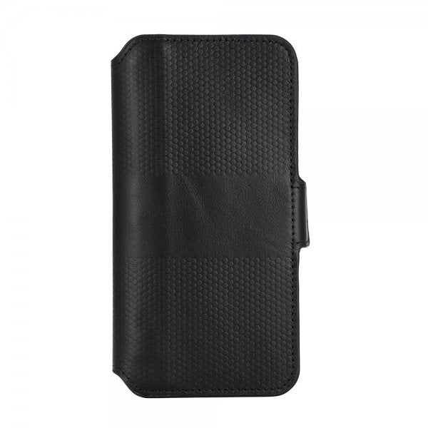 Krusell iPhone 14 Plus Cover Leather PhoneWallet Sort