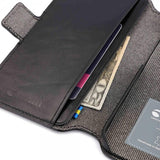 Krusell iPhone 14 Plus Cover Leather PhoneWallet Sort