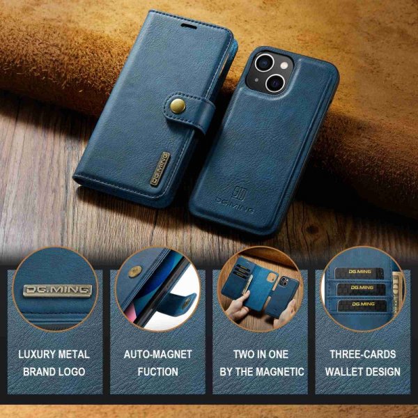 Dg.Ming iPhone 14 Plus Cover Aftageligt Cover Blå