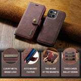 Dg.Ming iPhone 14 Plus Cover Aftageligt Cover Rød