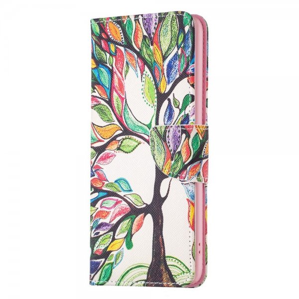 iPhone 14 Plus Cover Motiv Farverigt Træ