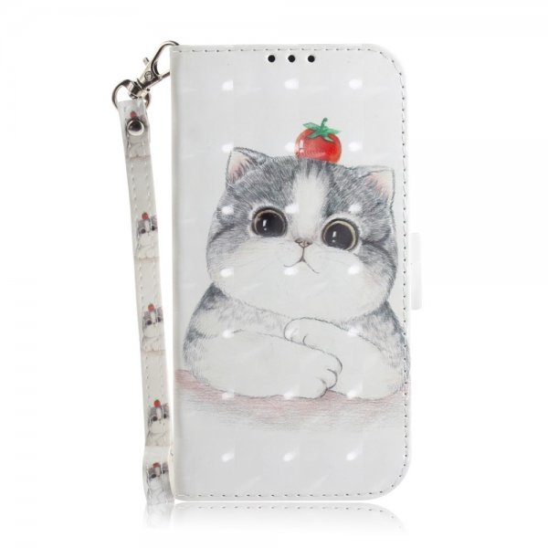 iPhone 14 Plus Cover Motiv Kat og Tomat
