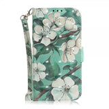iPhone 14 Plus Cover Motiv Hvide Blomster