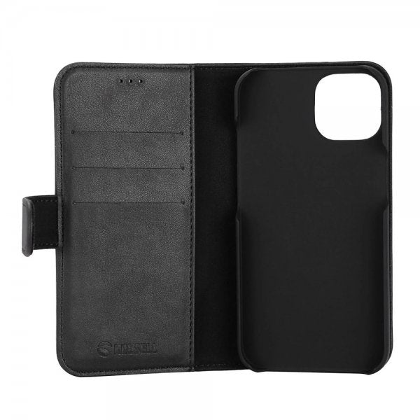 Krusell iPhone 14 Plus Cover PhoneWallet Sort