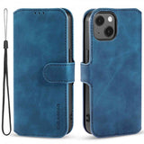 Dg.Ming iPhone 14 Plus Cover Retro Blå
