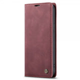 CaseMe iPhone 14 Plus Cover Retro Flip Rød
