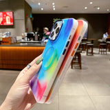 iPhone 14 Plus Cover Mønster Abstrakt Flerfarvet