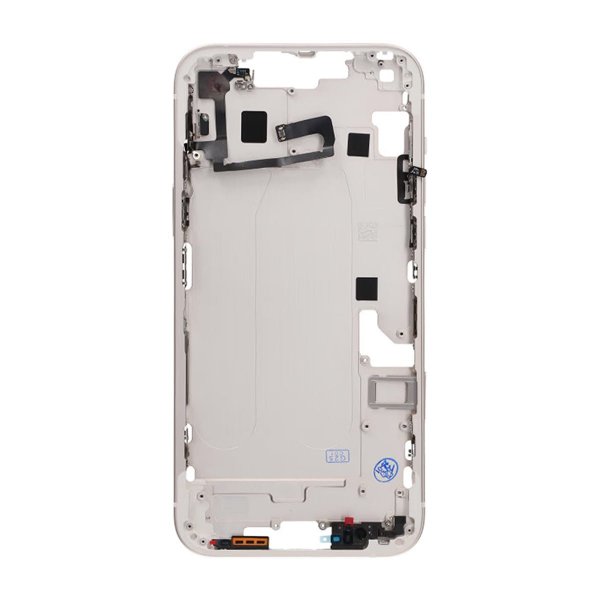 iPhone 14 Plus Midterramme med smådele OEM - Hvid