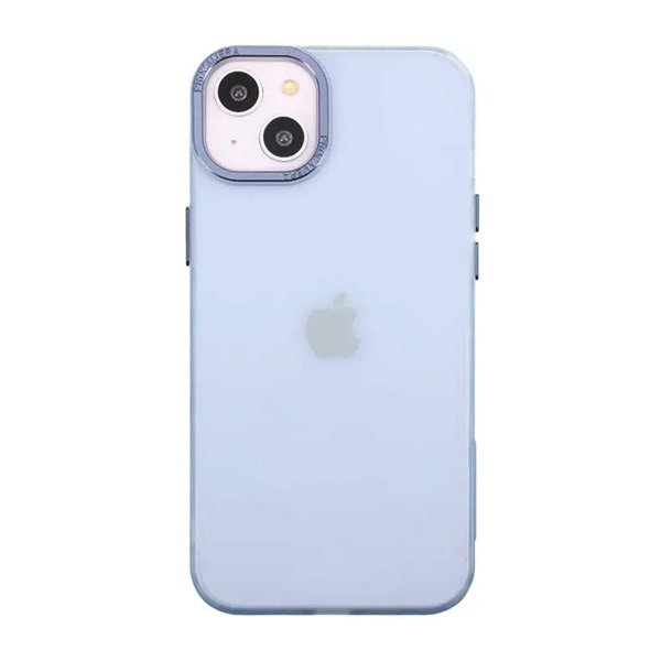 iPhone 14 Plus Cover Kamerakant Blå
