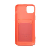 iPhone 14 Plus Cover Kortholder Orange