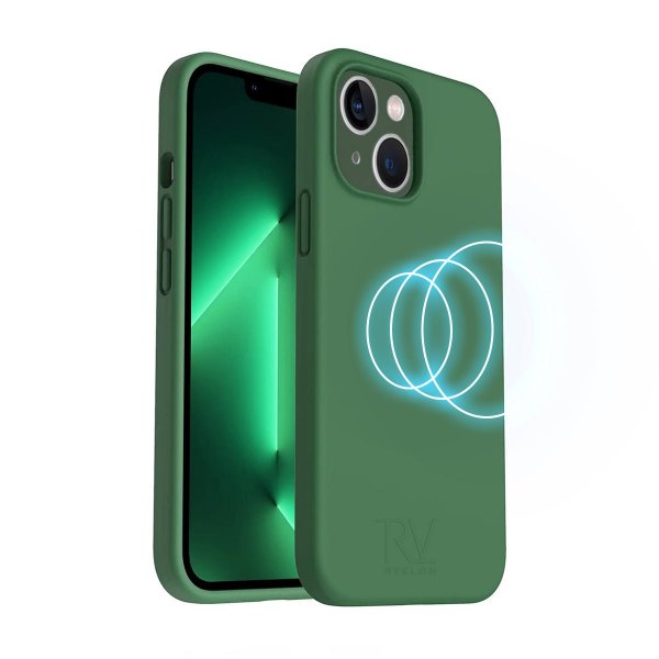 Rvelon iPhone 14 Plus Cover Silikone MagSafe Grøn