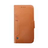 Rvelon iPhone 14 Plus Cover Udklappeligt Kortrum Brun