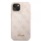 Guess iPhone 14 Plus Cover 4G Logo Rosa