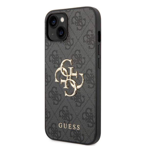 Guess iPhone 14 Plus Cover Big Metal Logo Grå