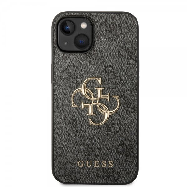 Guess iPhone 14 Plus Cover Big Metal Logo Grå