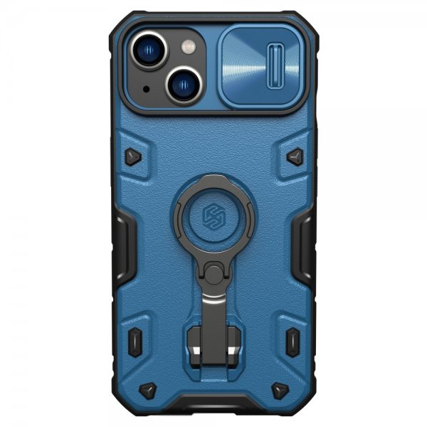Nillkin iPhone 14 Plus Cover CamShield Armor Pro MagSafe Blå