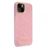 Guess iPhone 14 Plus Cover Croco Rosa