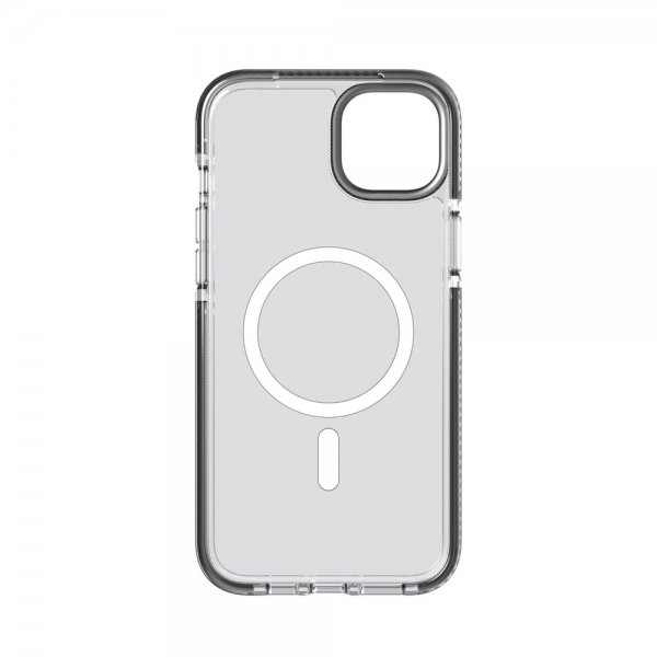 Tech21 iPhone 14 Plus Cover Evo Crystal MagSafe Graphite Black
