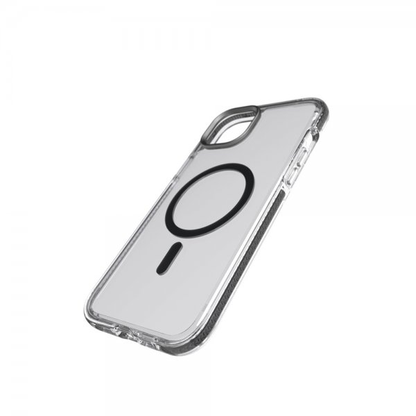 Tech21 iPhone 14 Plus Cover Evo Crystal MagSafe Graphite Black