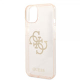 Guess iPhone 14 Plus Cover Fuld Glitter Guld