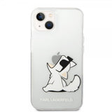 Karl Lagerfeld iPhone 14 Plus Cover Fun Choupette Transparent