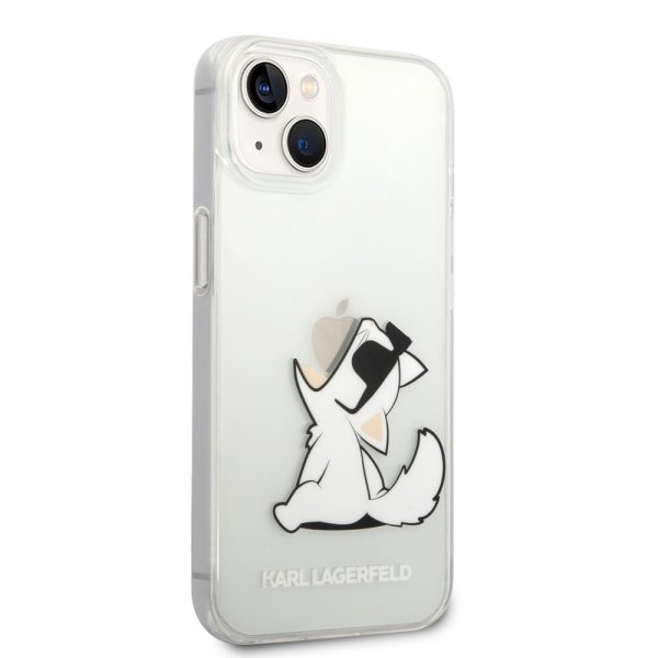 Karl Lagerfeld iPhone 14 Plus Cover Fun Choupette Transparent