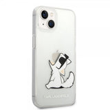 Karl Lagerfeld iPhone 14 Plus Cover Fun Choupette Transparent