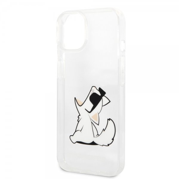 Karl Lagerfeld iPhone 14 Plus Cover Fun Choupette Transparent