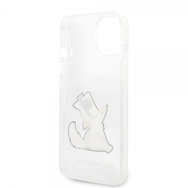 Karl Lagerfeld iPhone 14 Plus Cover Fun Choupette Transparent