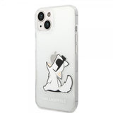Karl Lagerfeld iPhone 14 Plus Cover Fun Choupette Transparent