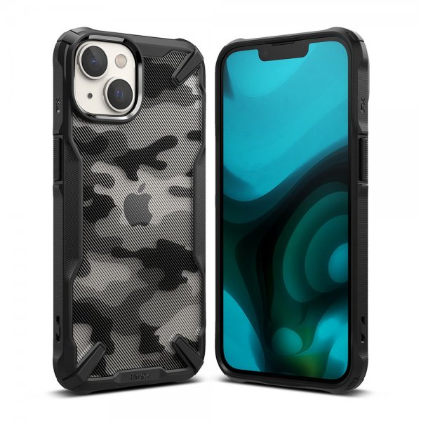 Ringke iPhone 14 Plus Cover Fusion X Camo Black