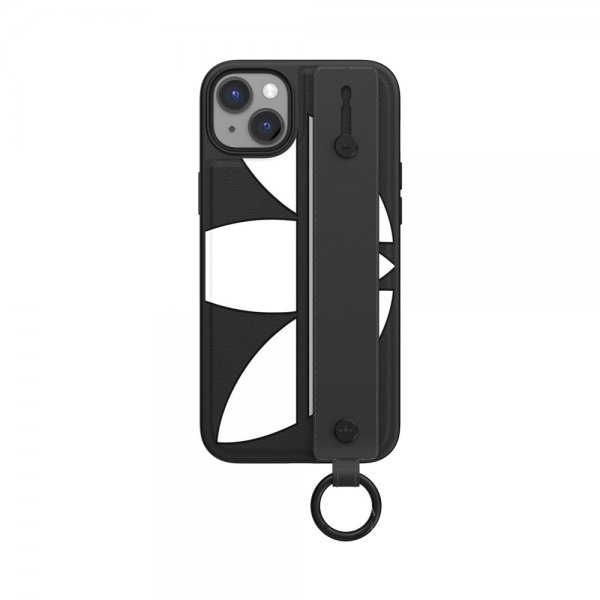 Adidas iPhone 14 Plus Cover Handstrap Case Sort Hvid