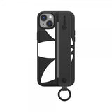 Adidas iPhone 14 Plus Cover Handstrap Case Sort Hvid