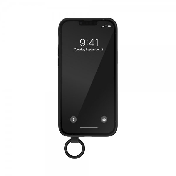 Adidas iPhone 14 Plus Cover Handstrap Case Sort Hvid