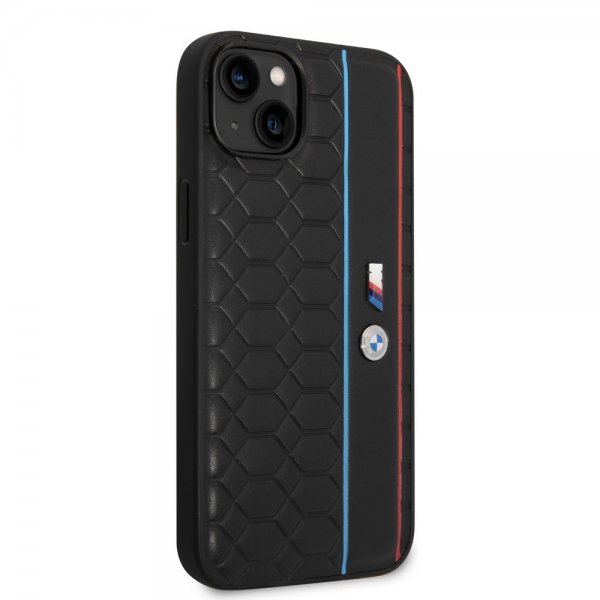 BMW iPhone 14 Plus Cover Hexagonal Pattern Sort