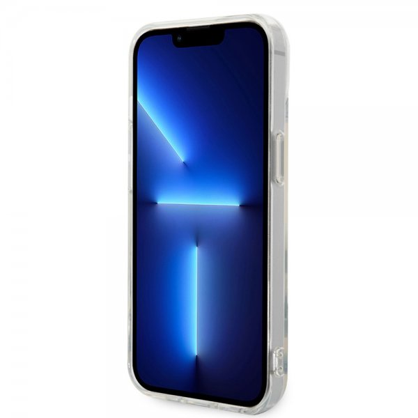 Karl Lagerfeld iPhone 14 Plus Cover Karl & Choupette Gradient Hvid