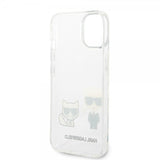 Karl Lagerfeld iPhone 14 Plus Cover Karl & Choupette Gradient Hvid
