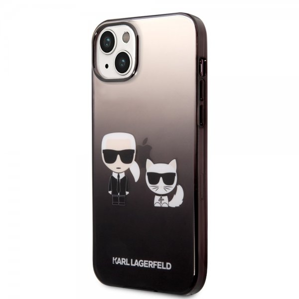Karl Lagerfeld iPhone 14 Plus Cover Karl & Choupette Gradient Sort