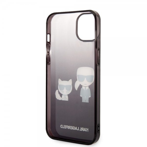 Karl Lagerfeld iPhone 14 Plus Cover Karl & Choupette Gradient Sort