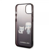 Karl Lagerfeld iPhone 14 Plus Cover Karl & Choupette Gradient Sort