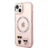 Karl Lagerfeld iPhone 14 Plus Cover Karl & Choupette MagSafe Rosa
