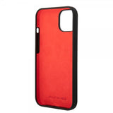 AMG iPhone 14 Plus Cover Liquid Silicone Carbon Pattern Sort
