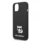 Karl Lagerfeld iPhone 14 Plus Cover Liquid Silicone Choupette Sort