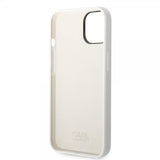 Karl Lagerfeld iPhone 14 Plus Cover Liquid Silicone Karl & Choupette Hvid