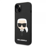Karl Lagerfeld iPhone 14 Plus Cover Liquid Silicone Karl Sort