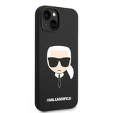 Karl Lagerfeld iPhone 14 Plus Cover Liquid Silicone Karl Sort