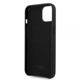 Karl Lagerfeld iPhone 14 Plus Cover Logo Perforeret Sort