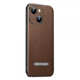 Sulada iPhone 14 Plus Cover med Stativ Brun